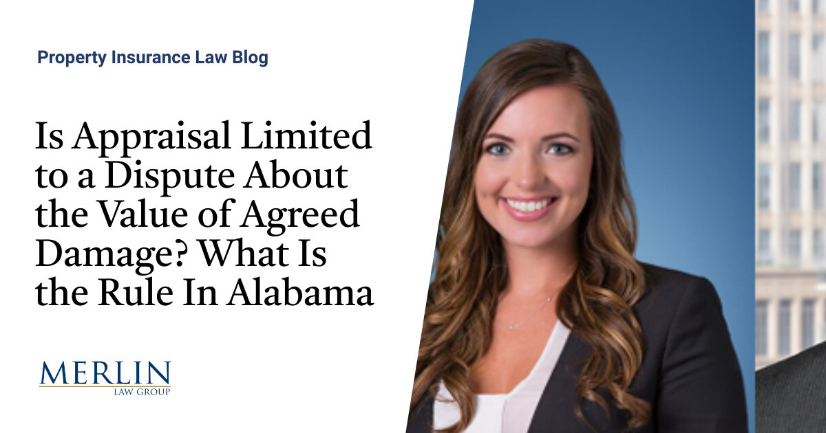 Is Appraisal Limited to a Dispute About the Value of Agreed Damage