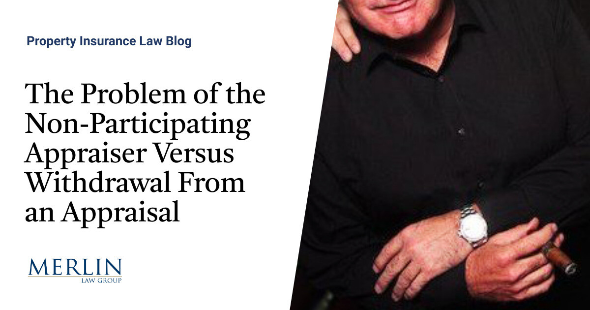 The Problem of the Non-Participating Appraiser Versus Withdrawal From ...