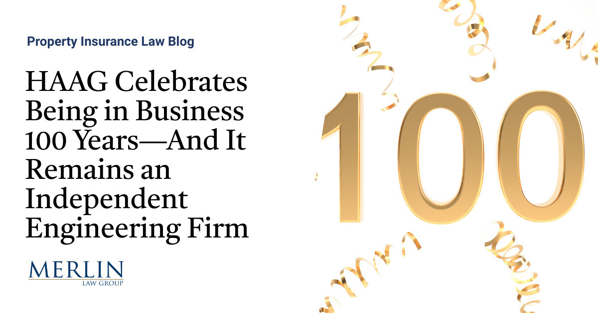 HAAG Celebrates Being in Enterprise 100 Years—And It Stays an Impartial Engineering Agency