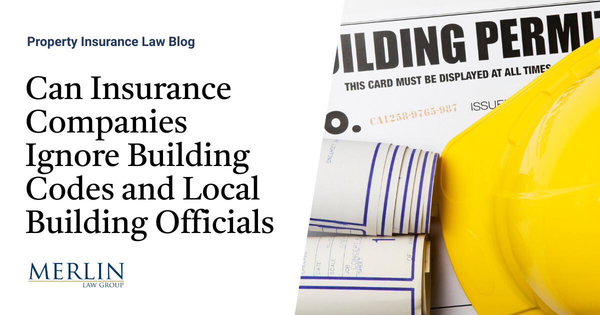 Can Insurance Companies Ignore Building Codes and Local Building