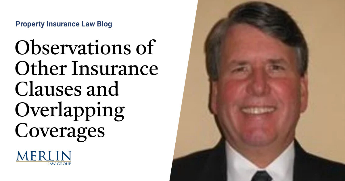 Observations of Different Insurance coverage Clauses and Overlapping Coverages