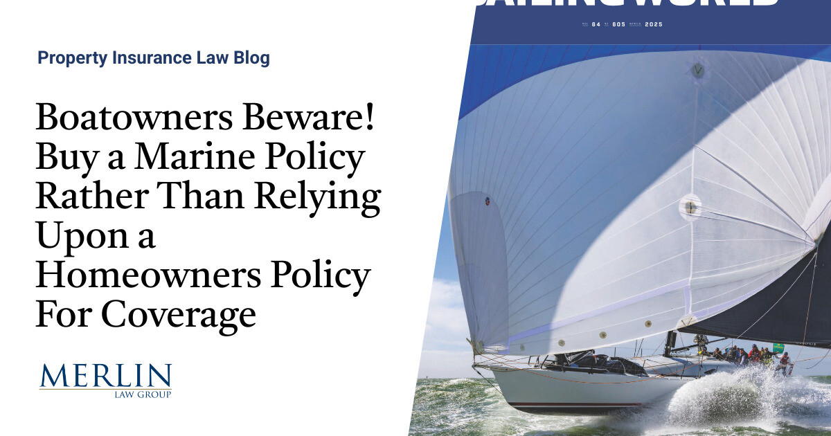 Owners Insurance coverage vs. Marine Insurance policies| Property Insurance coverage Protection Regulation Weblog