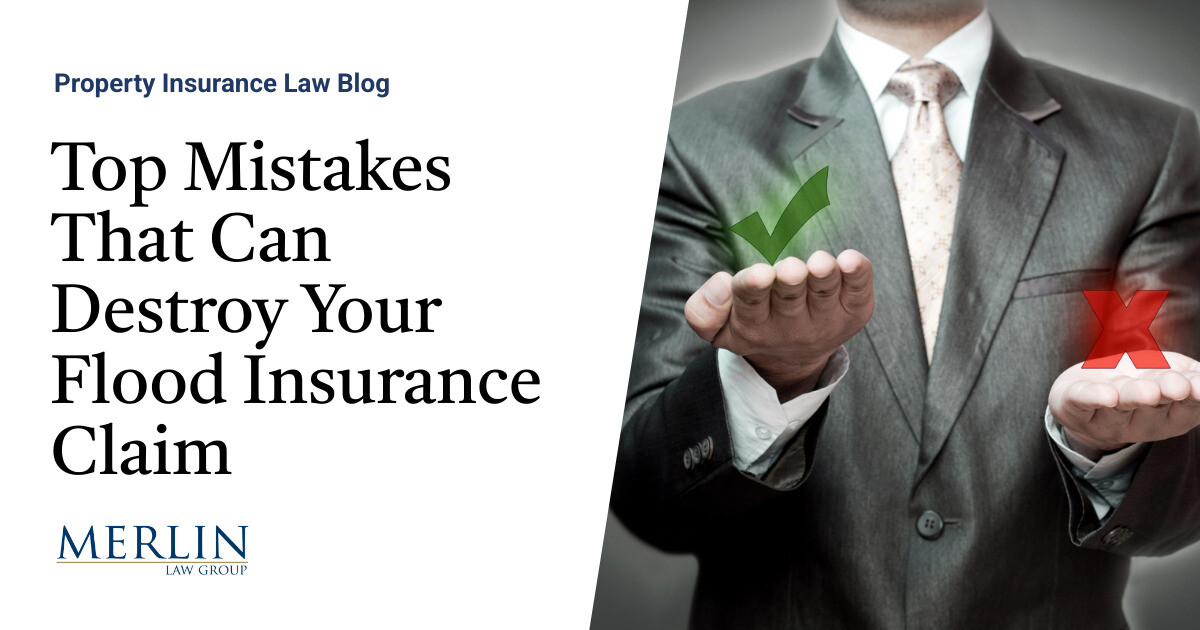 Prime Errors That Can Destroy Your Flood Insurance coverage Declare