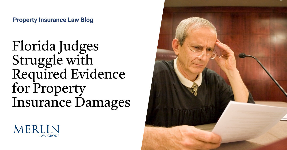 Florida Property Insurance coverage Damages Proof Florida Property Insurance coverage Damages Proof