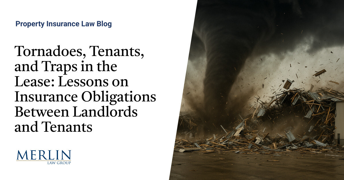 Insurance coverage Obligations in Business Leases