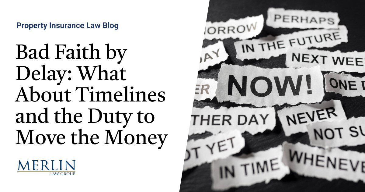 Unhealthy Religion by Delay: What About Timelines and the Responsibility to Transfer the Cash? Unhealthy Religion by Delay: What About Timelines and the Responsibility to Transfer the Cash?