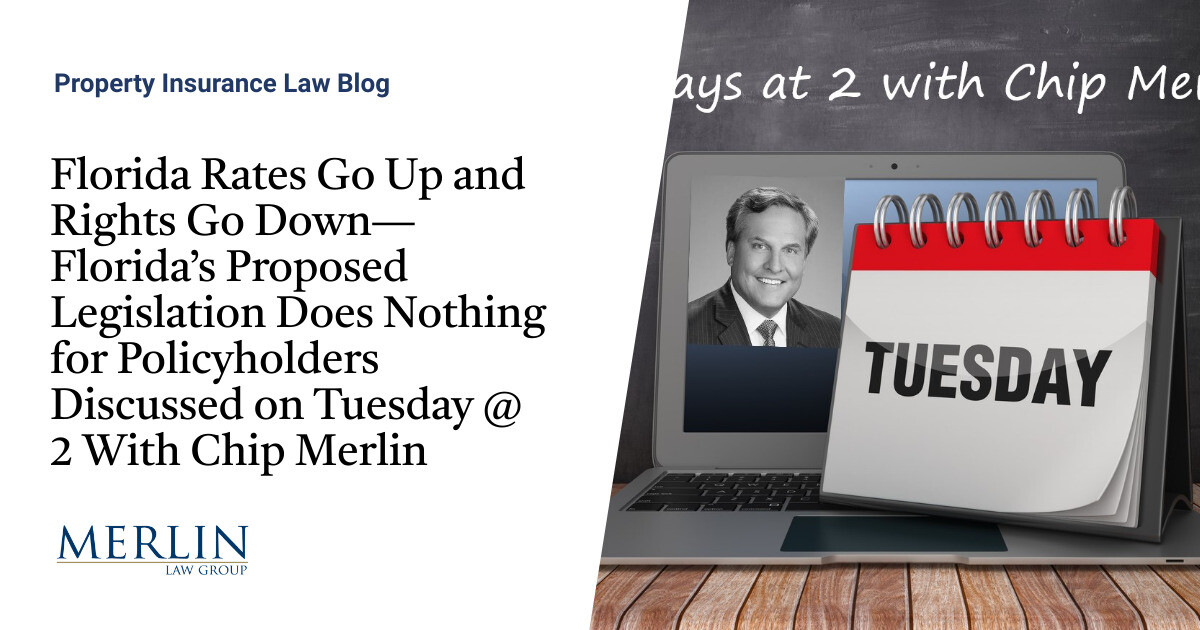 Florida Rates Go Up and Rights Go Down—Florida’s Proposed Legislation