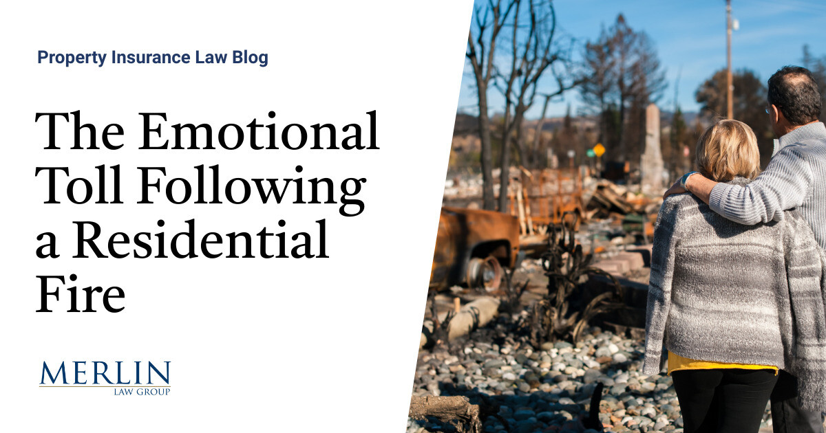 The Emotional Toll Following a Residential Hearth