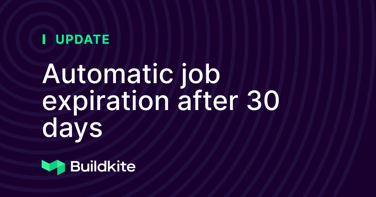 Automatic job expiration after 30 days
